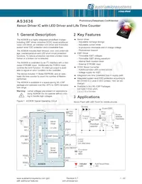 AS3636-ZWLT-500 Datasheet Cover