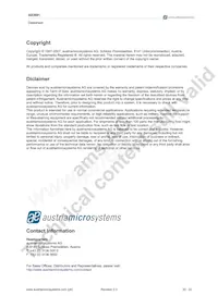 AS3691A-ZTSP Datasheet Page 23