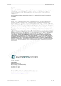 AS3696-ZQFM Datasheet Page 14