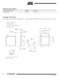 ATA6830-PKH數據表 頁面 22