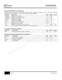 AUIR3240S Datasheet Page 3