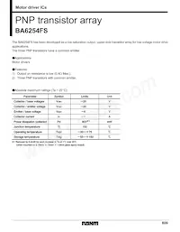BA6254FS-E2 Datasheet Cover