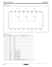 BA6254FS-E2 Datasheet Page 2
