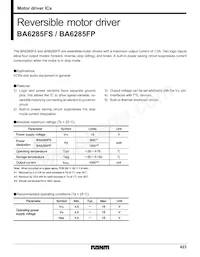 BA6285FP-E2 Datenblatt Cover