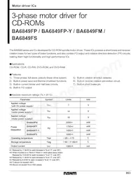 BA6849FS-E2 Datasheet Cover