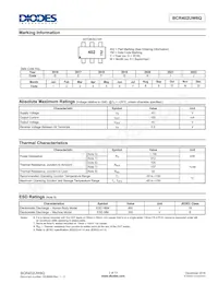 BCR402UW6Q-7 Datasheet Pagina 2
