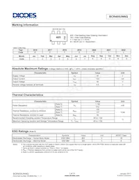 BCR405UW6Q-7 Datasheet Page 2