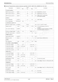 BD26502GUL-E2 Datasheet Pagina 2