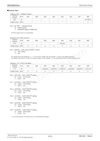 BD26502GUL-E2 Datasheet Pagina 20