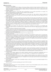 BD6067GU-E2 Datasheet Pagina 12