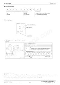 BD6072HFN-TR Datasheet Page 14