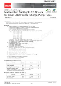 BD6085GUL-E2 Datasheet Copertura