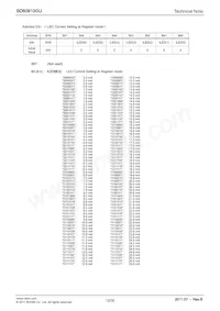 BD60910GU-E2 Datasheet Page 12