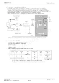 BD60910GU-E2 Datenblatt Seite 20