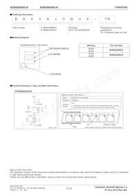BD60A00NUX-TR Datasheet Page 21