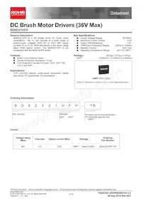 BD62321HFP-TR Datasheet Copertura