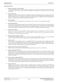 BD62321HFP-TR Datasheet Page 10