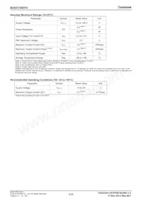 BD63730EFV-E2 Datasheet Pagina 4