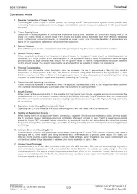 BD63730EFV-E2 Datasheet Page 22