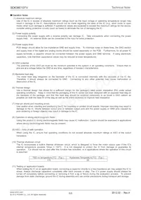 BD63801EFV-E2 Datasheet Page 6