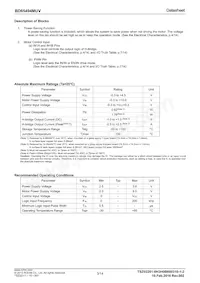 BD65494MUV-E2 Datasheet Page 3