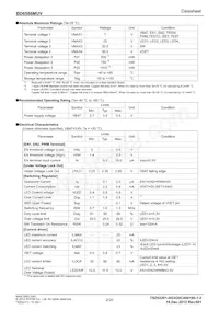 BD6586MUV-E2 Datasheet Page 2