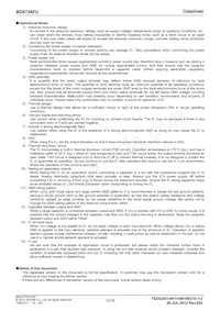 BD6726FU-E2 Datasheet Page 15