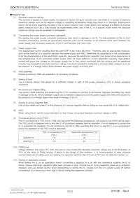 BD6762FV-E2 Datasheet Page 20