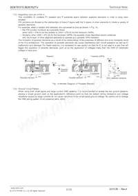 BD6762FV-E2 Datasheet Page 21