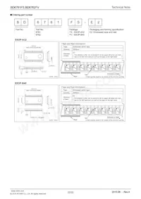 BD6762FV-E2 Datasheet Page 22