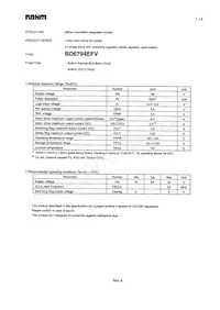 BD6794EFV-E2 Datasheet Copertura