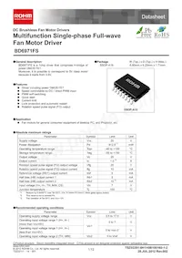 BD6971FS-E2 Datasheet Copertura