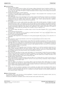 BD6971FS-E2 Datasheet Page 11