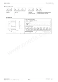 BD8105FV-E2 Datasheet Page 12