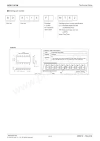 BD8115F-MTE2 Datasheet Pagina 12