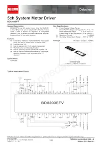 BD8203EFV-E2 데이터 시트 표지