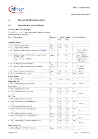 BTS5562EAUMA1 Datasheet Page 9