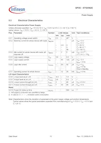 BTS5562EAUMA1 Datasheet Page 13