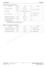 BU24020GU-E2 Datasheet Pagina 5