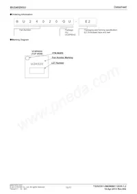 BU24020GU-E2 Datasheet Page 15