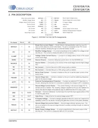 CS1610A-FSZR Datasheet Pagina 3