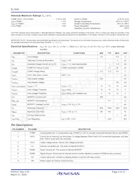 EL1848IYZ-T7 Datasheet Page 3