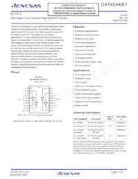 EL7412CMZ-T13 Datasheet Cover