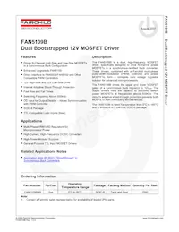 FAN5109BMX Datasheet Cover