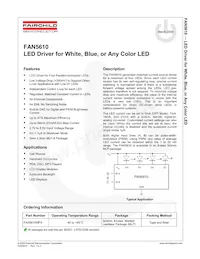 FAN5610MPX Datasheet Cover