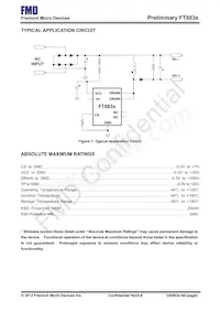 FT883A-RT Datasheet Page 2