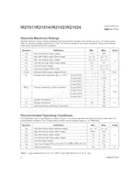 IR21014S Datasheet Page 2