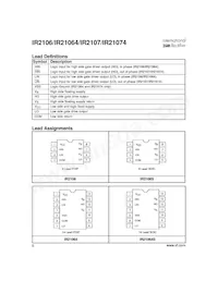 IR2107STR Datasheet Page 6
