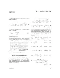 IR21591 Datasheet Page 23
