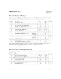 IR2171STR數據表 頁面 2